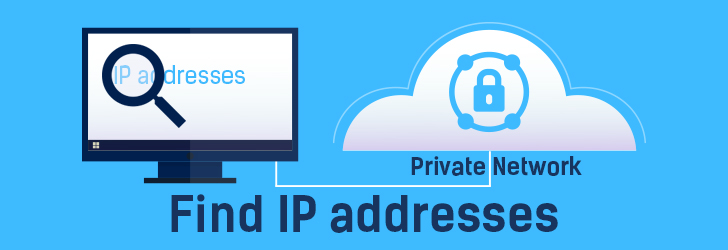 Find IP address of a private network